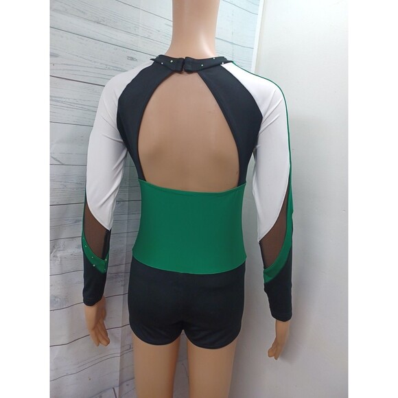 Varsity REBELS Athletic Cheerleader Cheerleading Dance Uniform Romper Sz YX4R - Picture 4 of 9